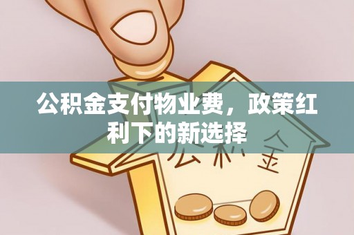 拱墅公积金支付物业费，政策红利下的新选择